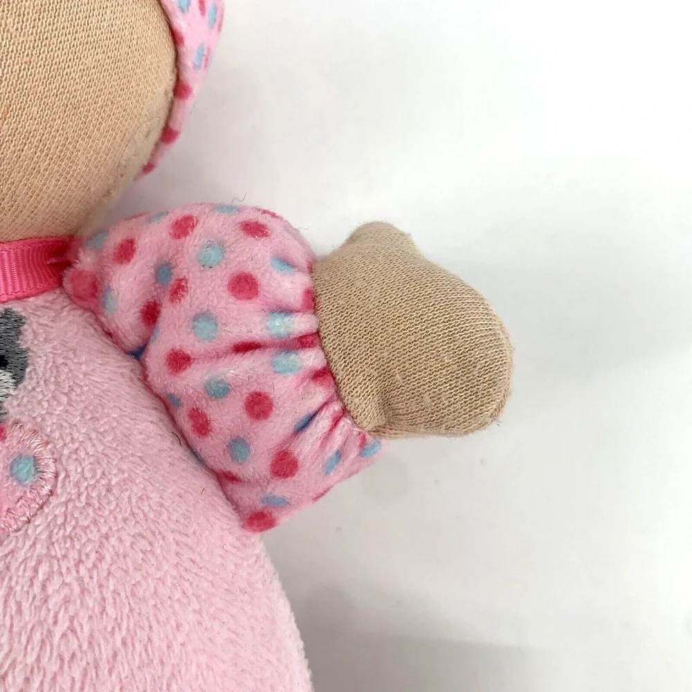 CARTER'S My First Doll BABY GIRL Pink Plush Blue Eyes Rattle Stuffed #‎ 62025